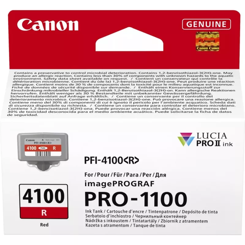 Canon LUCIA PRO II mustekasetti 1 kpl alkuperäinen vakiokapasiteetti punainen