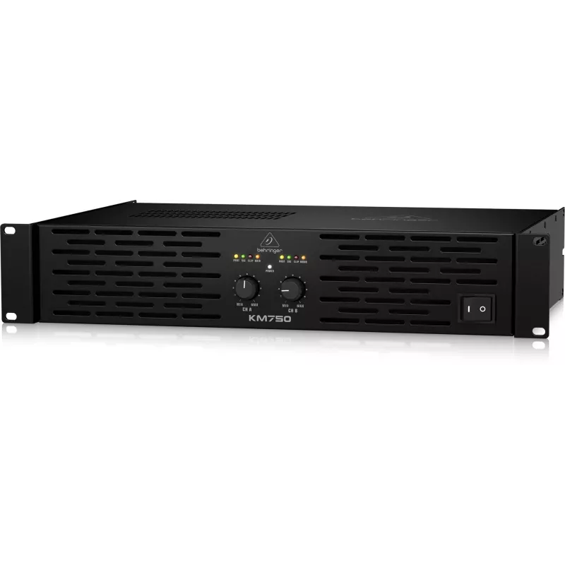 Behringer KM750 audiovahvistin 2.1-kanavaa musta