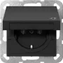 GIRA 4454005 SCHUKO KD System 55 musta (4454005)