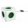 Allocacoc PowerCube Extended tyyppi E pistorasia 1,5 m 5 AC-pistorasiaa sisäkäyttö vihreä