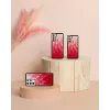 Suojakotelo iKins Samsung Galaxy S21+ — pink lake mustin korostuksin