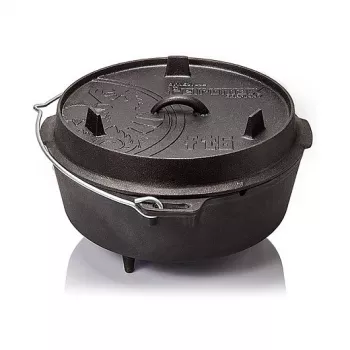 Petromax FT12 leivinpelti pyöreä valurauta uuniin, sopii leivälle ja lihalle, 15 kg