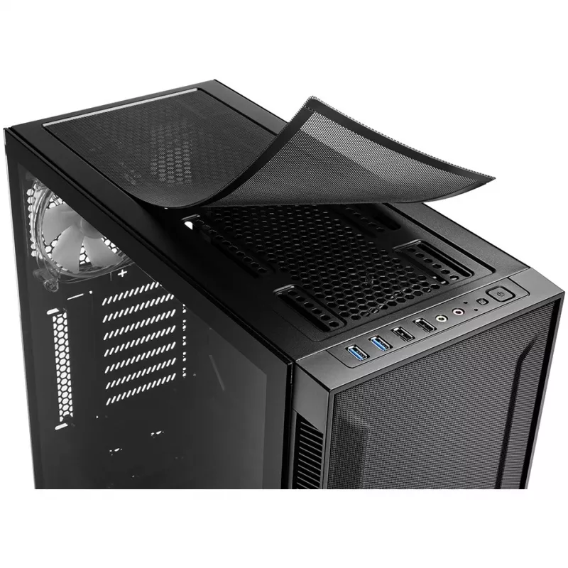 PC-kotelo Sharkoon TG6M RGB Tower musta