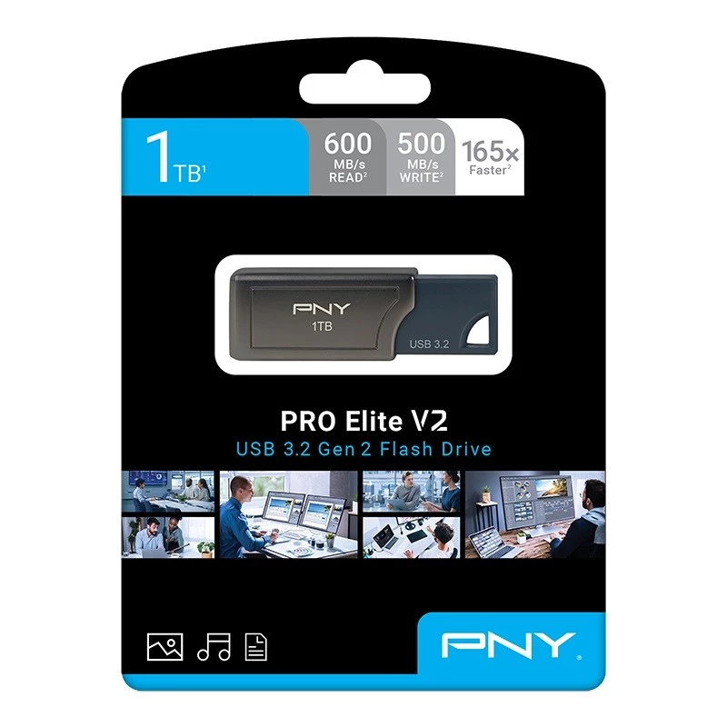 USB-muistitikku 1 TB USB 3.2 PRO Elite V2 P-FD1TBPROV2-GE