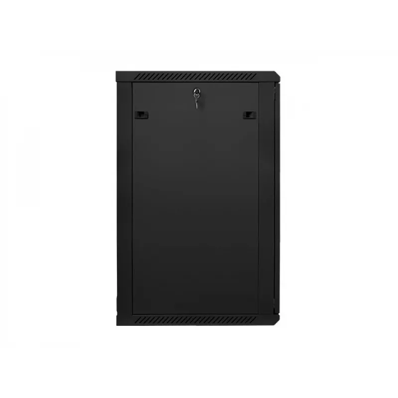 Lanberg seinäasennettava asennuskaappi 19'' 22U 600x600mm musta (lasiovi)