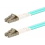 Kuitukaapeli LOGON AL5LCLC07I/3I 7 m OM3 LC–LC aqua täysduplex