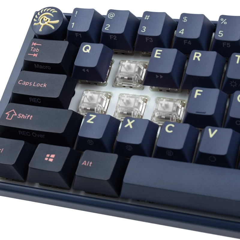 Ducky One 3 Mini -näppäimistö pelikäyttöön USB QWERTY englanti sininen