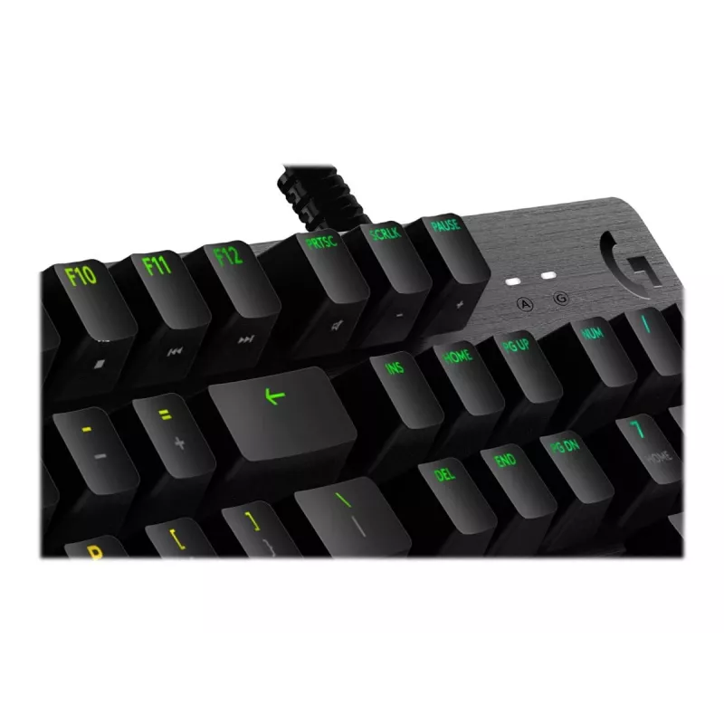 Logitech Gaming G512 - näppäimistö - taustavalo - USB - QWERTY - espanja - kytkimet: GX Brown Tactile - hiili