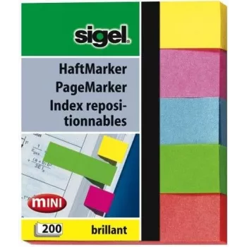 Itseliimautuvat tarrat Sigel HN625 sininen vihreä pinkki punainen keltainen