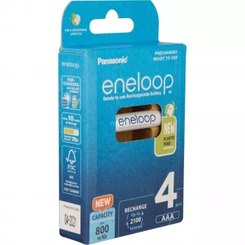 Akut PANASONIC ENELOOP AAA 800 mAh 4 kpl (BK-4MCDE/4CP)