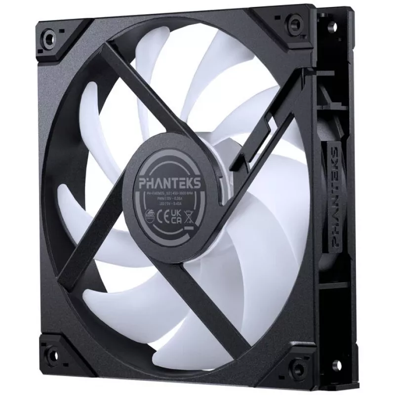 PHANTEKS kotelotuuletin 140 mm M25G2-140 D-RGB Reverse Blade PWM PH-F140M25R_G2_DBK01