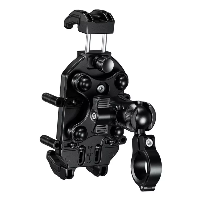 Passiivinen teline UleFone Armor Mount Pro matkapuhelimille — teline, polkupyörään ja skootteriin, musta