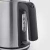 Severin WK 3489 sähköinen vedenkeitin 1 l 2400 W musta, hopea