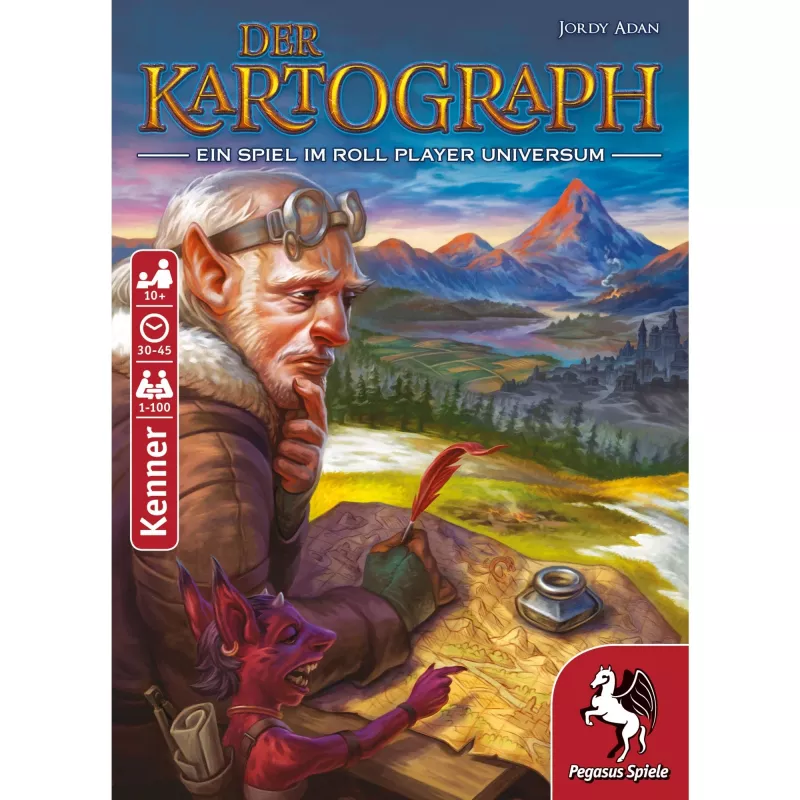 Der Kartograph, perhepeli
