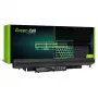 Akku Green Cell HP142 HP 240/245/250/255 G6 sekä 14-/15-/17-sarjan kannettaville — 14,8V 2200mAh LiPo, 3 kennoa, musta