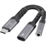 Renkforce USB-C-audiosovitinkaapeli [1x uros – 1x audiolitukka (RF-6877608)