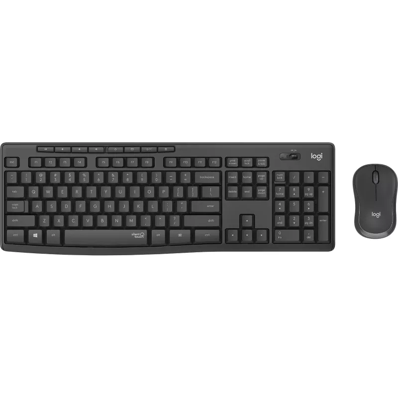 Langaton näppäimistö-hiiri-sarja Logitech MK295 Silent