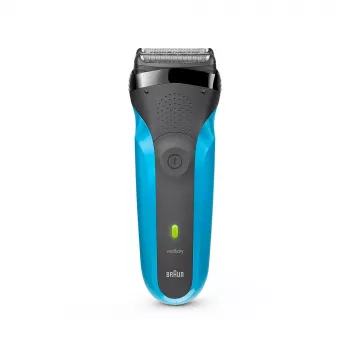 Braun Series 3 310s märkä- & kuivaparranajokone akku 3 joustavalla terällä musta/sininen
