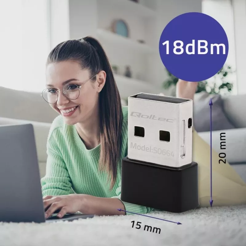 Ultra-nopea langaton mini-USB-WLAN-adapteri