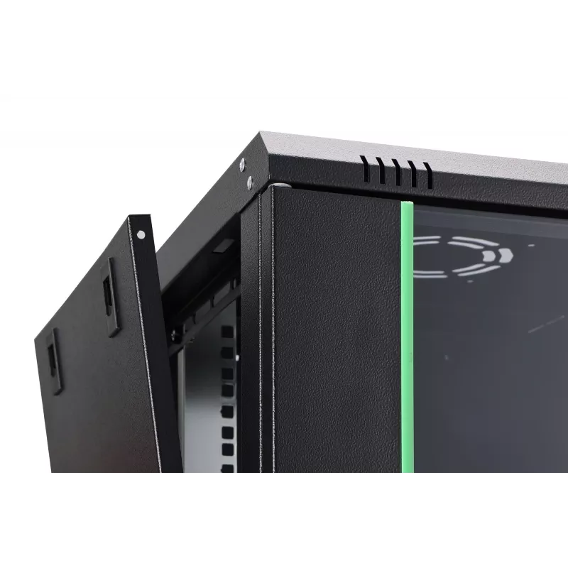 Seinäkiinnitteinen kaappi DIGITUS Dynamic-N 12U, 600x450 mm (LxS), IP20, avainlukko, kokoamaton