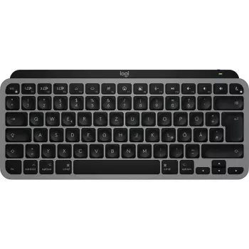 Näppäimistö Logitech MX Keys Mini Macille QWERTZ saksa musta harmaa