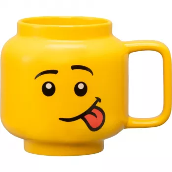 LEGO keraaminen muki Silly, iso keltainen