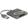 DeLOCK 91583 kortinlukija USB 3.2 Gen 1 harmaa