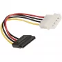 Virtasovitinkaapeli ROLINE 4-pin HDD - SATA 0,15 m