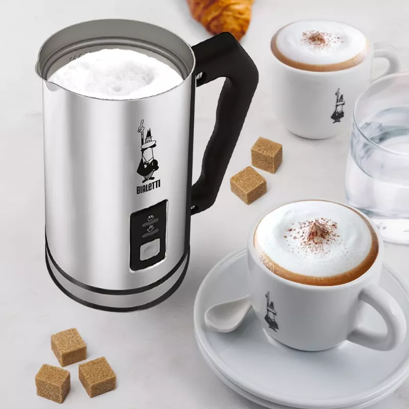 Bialetti MK01 automaattinen maitovaahdotin ruostumaton teräs