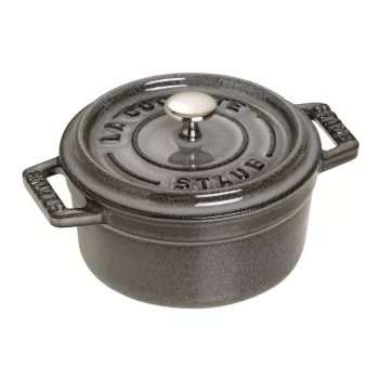 Yksittäinen pannu Staub Minis 10 cm harmaa valurauta 700 g
