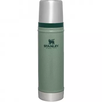 Termospullo STANLEY The Legendary Classic Bottle 0,6 l vihreä – tyhjiöeristetty pullo, 600 ml