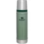 Termospullo STANLEY The Legendary Classic Bottle 0,6 l vihreä – tyhjiöeristetty pullo, 600 ml