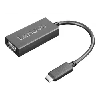 Lenovo 4X90M42956 videokaapeliadapteri VGA (D-Sub) USB Type-C musta