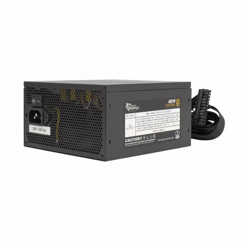 Virtalähde White Shark Colonel 600 W
