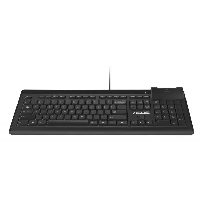Johdollinen täysikokoinen näppäimistö ASUS KU100 musta, viron asettelu, USB Type-A, 2 m kaapeli