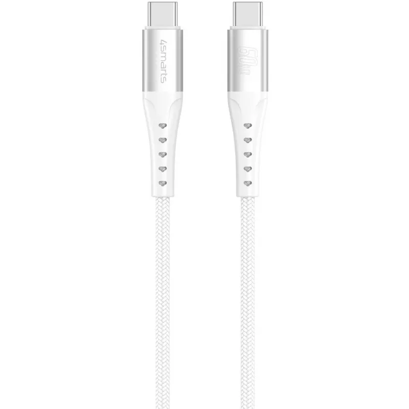 USB-kaapeli 4smarts 541452 1,5 m USB-C valkoinen 0,48 Gbit/s