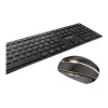 CHERRY DW 9100 SLIM näppäimistö hiiri sisältää universaalin RF langaton + Bluetooth pohjoismainen musta