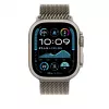 Apple 49mm Natural Titanium Milanese Loop Medium titaani
