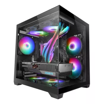 Mars Gaming MC-VIEW2 Mini Tower musta