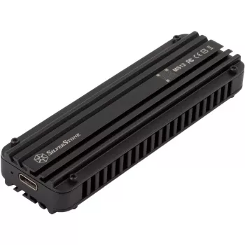 SSD-kotelo Silverstone MS12 musta M.2