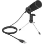 Delock - mikrofoni - USB - musta (66832)