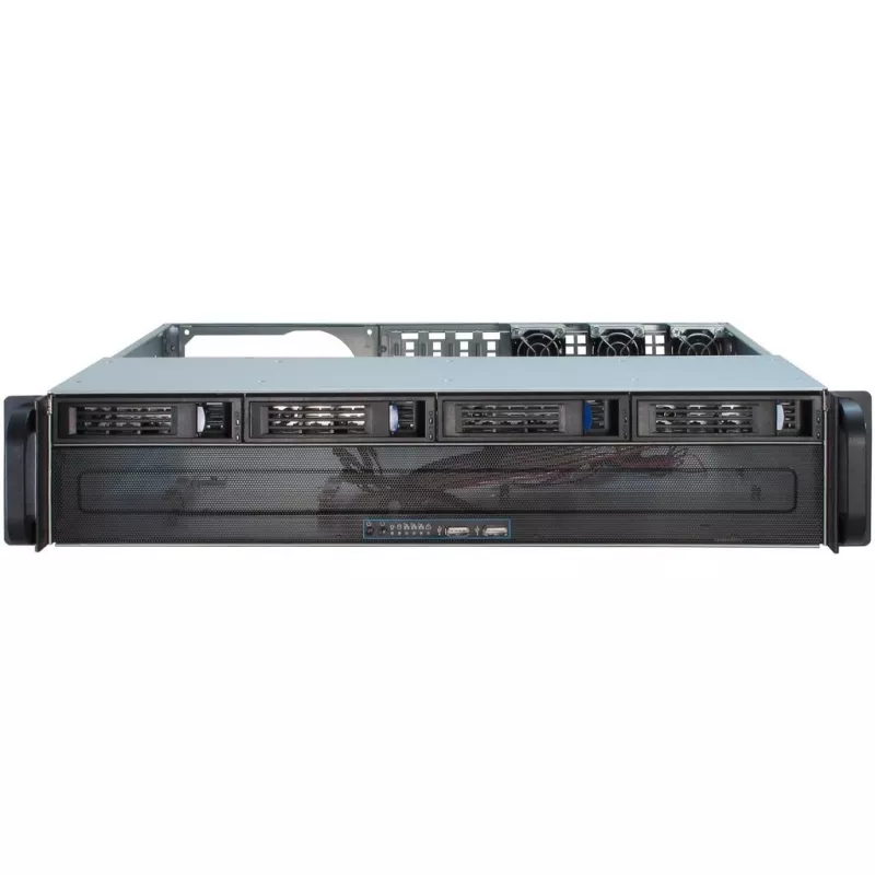 Inter-Tech IPC 2U-2404S - teline - asennettava - 2U - micro ATX