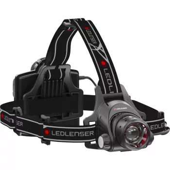 Otsalamppu taskulamppu Ledlenser H14R.2 musta