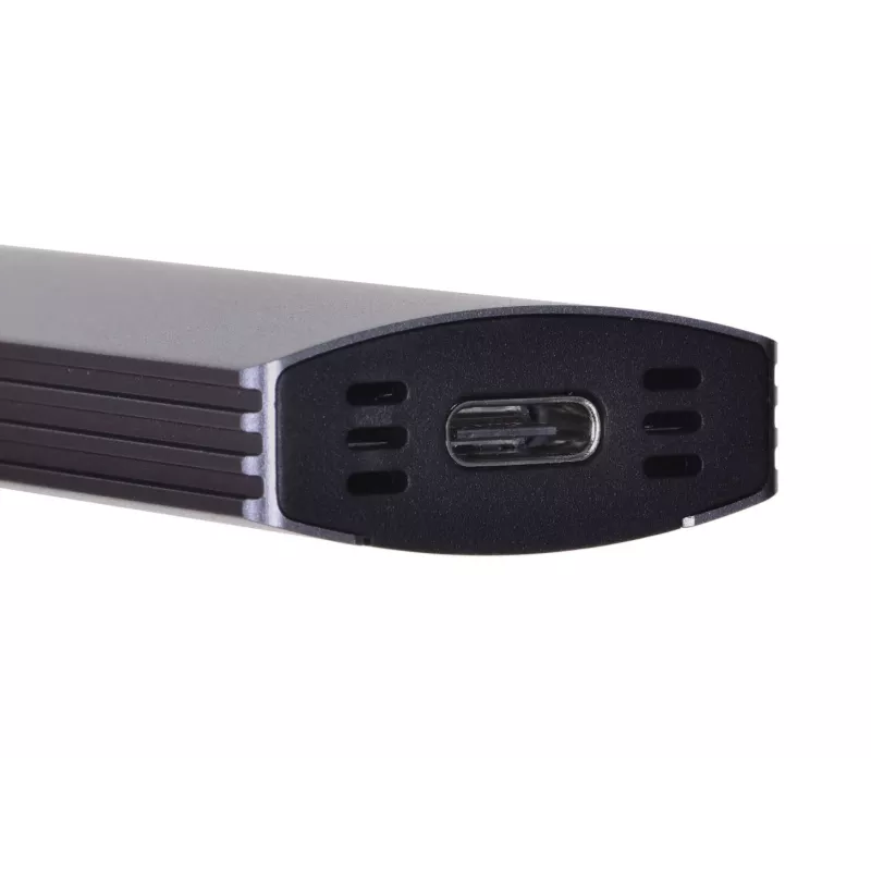 M.2 SSD-kotelo Unitek uDrive harmaa — M.2 (2230/2242/2260/2280), NVMe/SATA III, USB-C 10 Gbit/s, alumiini