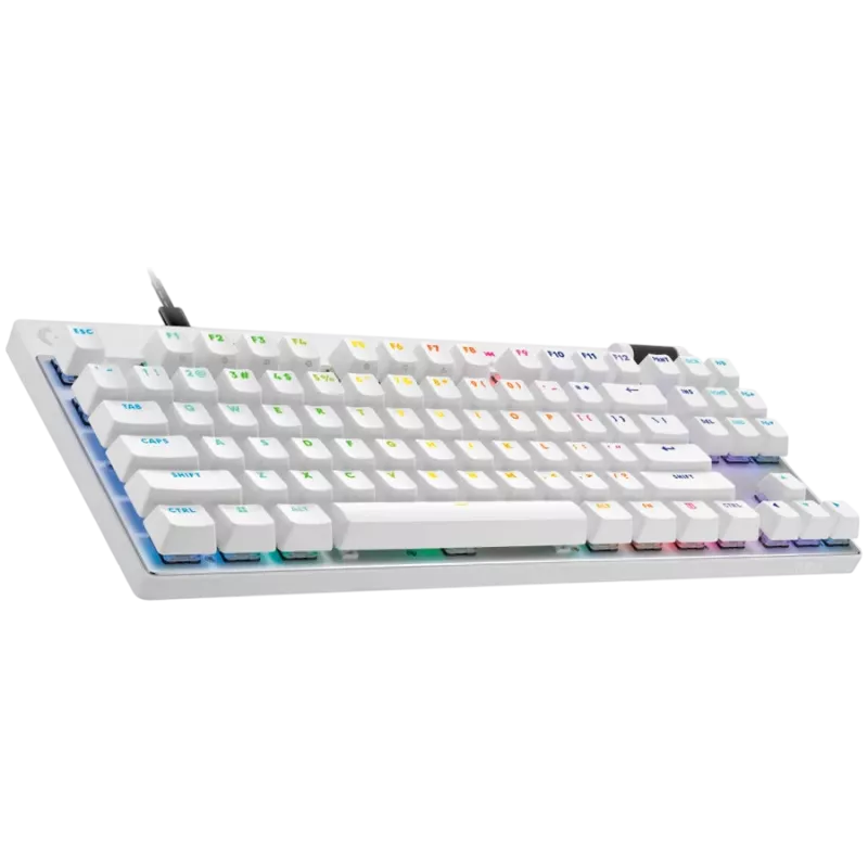 LOGITECH G PRO X TKL RAPID pelinäppäimistö - VALKOINEN - US INT'L - USB - EMEA28i-935 - LINEAR
