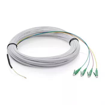 FTTH-drop-kaapeli DIGITUS DK-3904LCA-50-1 yksimuotokuitu 4 kuitua 4 LC/APC 50 m