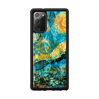 iKins-suojakotelo Samsung Galaxy Note 20:lle – starry night musta
