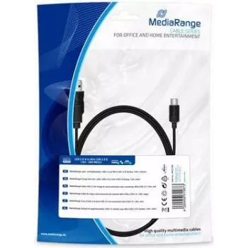 Audiokaapeli MediaRange MRCS189 1,5 m 3,5 mm musta