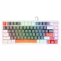 Savio ASTRAL WHITE JADE 3 COLOURS näppäimistö pelikäyttöön USB QWERTY US International