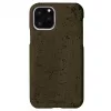 Suojakotelo Krusell Birka Apple iPhone 11 Pro, tummanruskea nahkajäljitelmäkotelo
